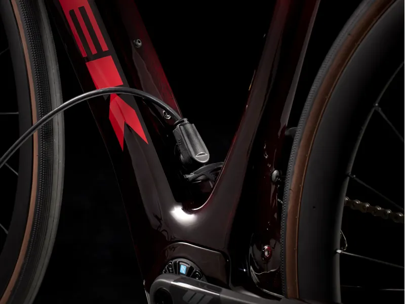 Trek Domane+ SLR 7 Ultegra Di2 Electric Road Bike 2025 in Carbon Red Smoke-4